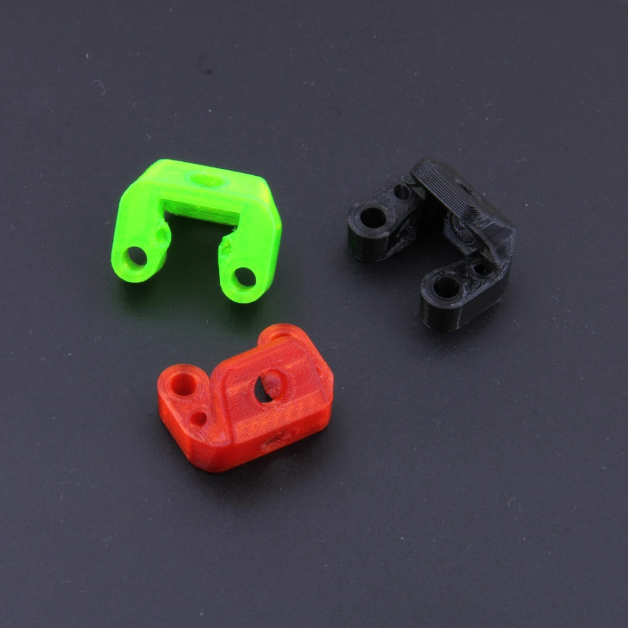 FPV ramkali kvadrokopter multirotor aksessuarlari uchun 3D bosilgan qism antenna qabul qiluvchisi TPU braketi