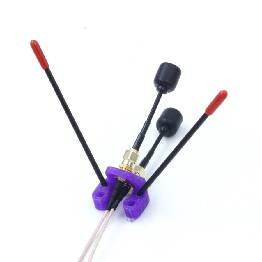 FPV ramkali kvadrokopter multirotor aksessuarlari uchun 3D bosilgan qism antenna qabul qiluvchisi TPU braketi