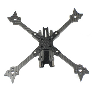 F215 215 mm 5 dyuymli uglerod tolali kvadrokopter ramkasi, FPV Freestyle RC Racing Drone Copter uchun 5 mm qoʻlni qoʻllab-quvvatlash dvigateli 2204-2306