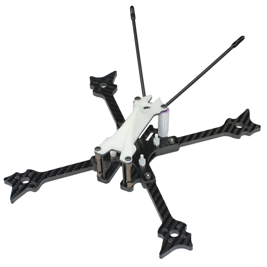 F215 215 mm 5 dyuymli uglerod tolali kvadrokopter ramkasi, FPV Freestyle RC Racing Drone Copter uchun 5 mm qoʻlni qoʻllab-quvvatlash dvigateli 2204-2306
