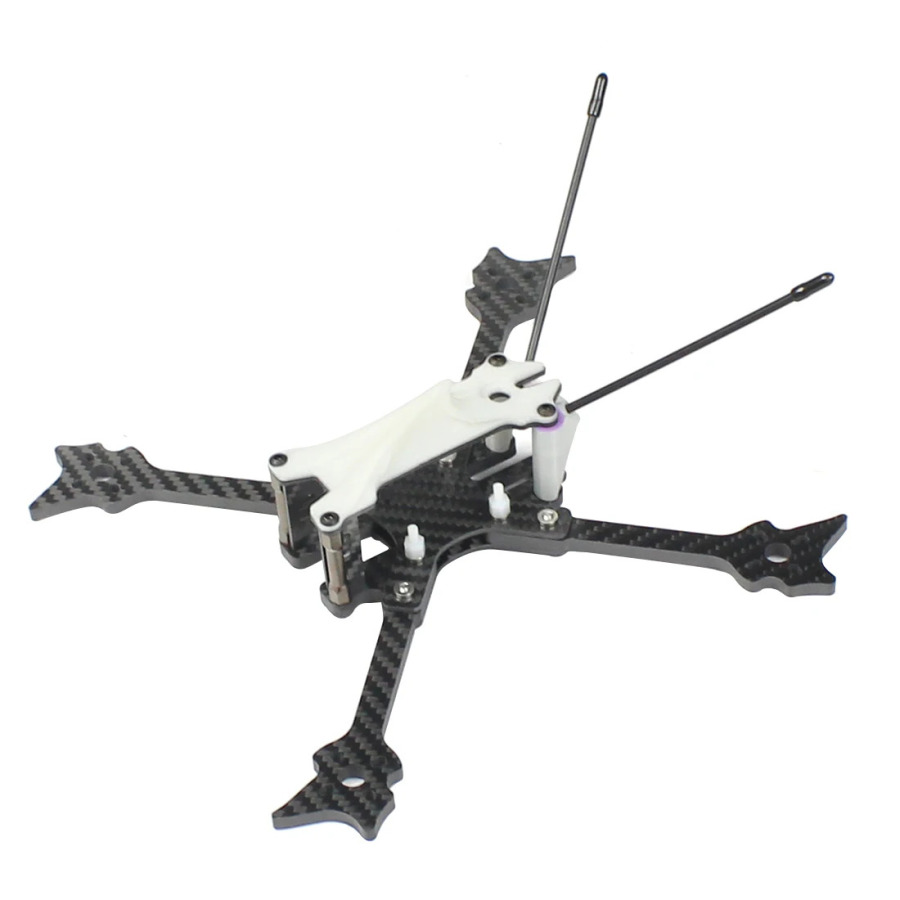 F215 215 mm 5 dyuymli uglerod tolali kvadrokopter ramkasi, FPV Freestyle RC Racing Drone Copter uchun 5 mm qoʻlni qoʻllab-quvvatlash dvigateli 2204-2306