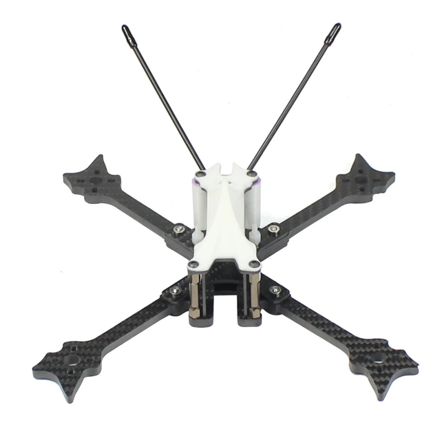 F215 215 mm 5 dyuymli uglerod tolali kvadrokopter ramkasi, FPV Freestyle RC Racing Drone Copter uchun 5 mm qoʻlni qoʻllab-quvvatlash dvigateli 2204-2306