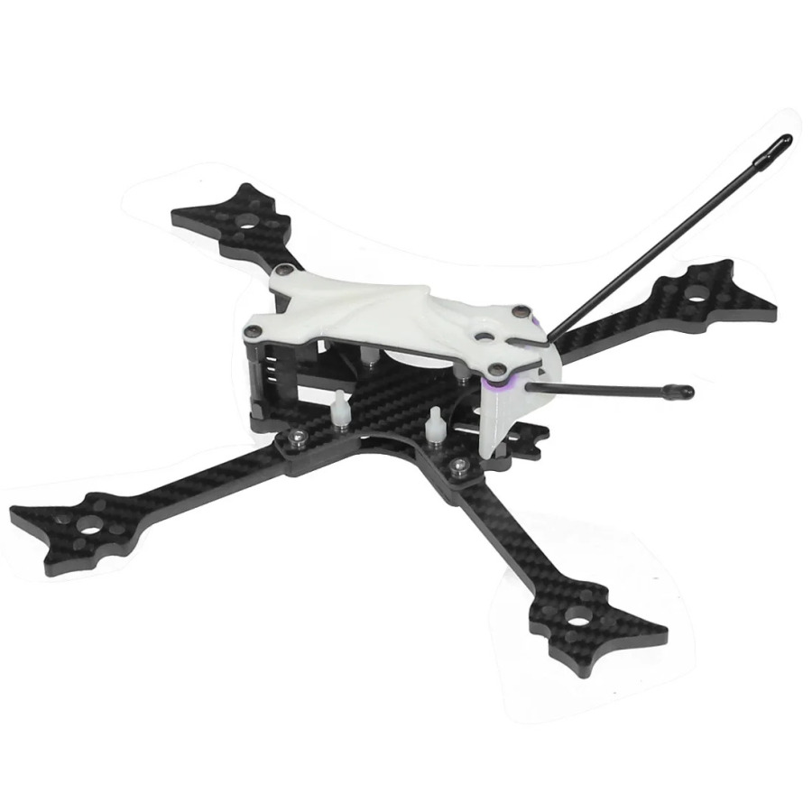 F215 215 mm 5 dyuymli uglerod tolali kvadrokopter ramkasi, FPV Freestyle RC Racing Drone Copter uchun 5 mm qoʻlni qoʻllab-quvvatlash dvigateli 2204-2306