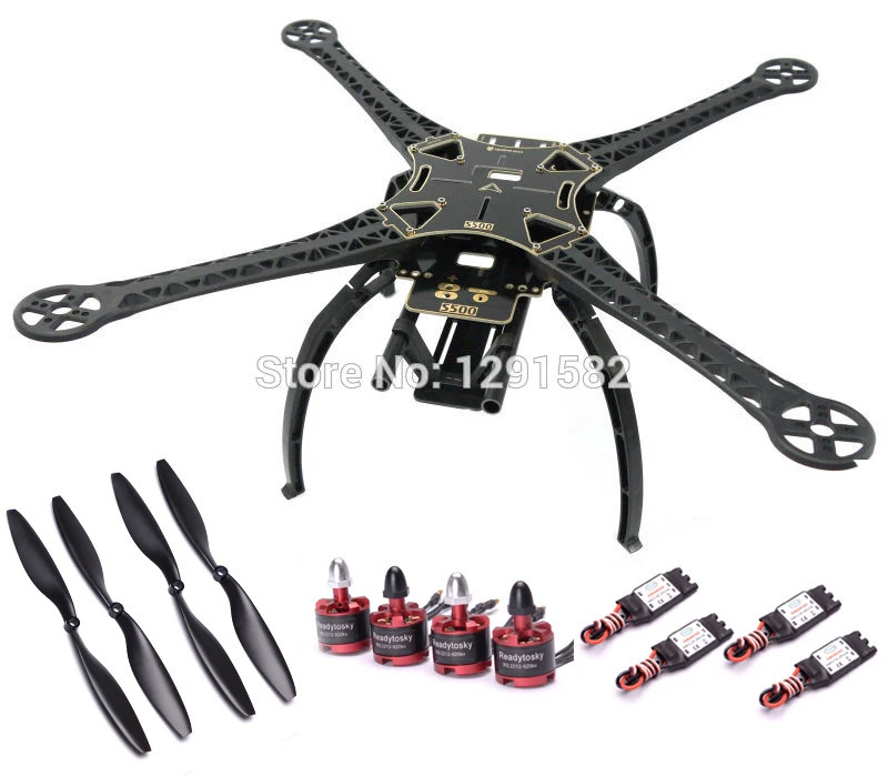 S500/S550 500 550 mm kvadrokopter/multikopter ramka toʻplami 2212 920 kv choʻtkasiz motor 30A Simonk ESC 1045 pervane