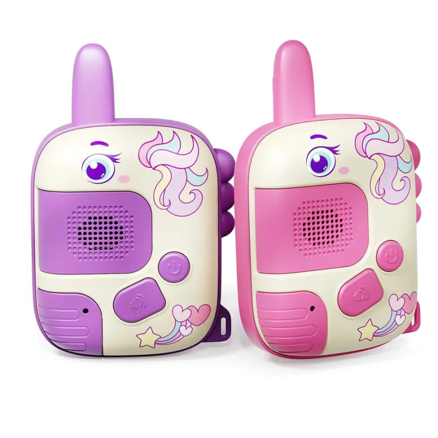 Bolalar uchun Walkie Talkies toza ovozli simsiz interkom oʻyinchoqlari yopiq ochiq lager yurishlari uchun bolalar uchun ideal sovgʻa
