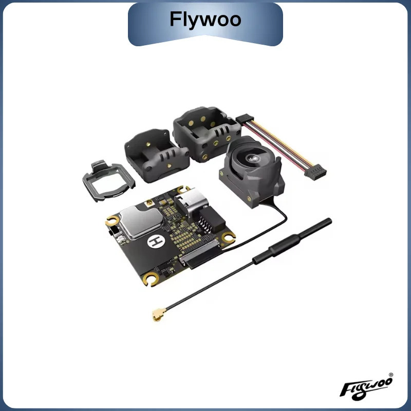 Flywoo O4 Wide Air Unit 155 °   Комплект широкоугольных камер FOV 04 / Набор широкоугольных объективов O4 для радиоуправляемых дронов FPV, квадрокоптеров, запчасти и аксессуары для DIY-сборки