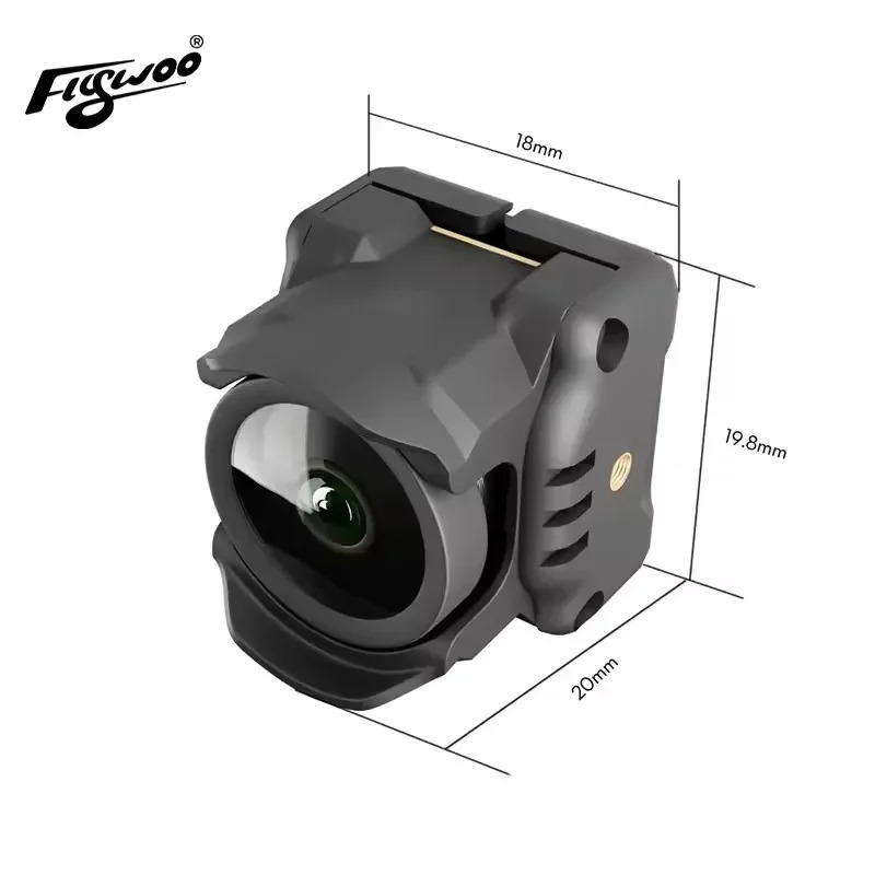 Flywoo O4 Wide Air Unit 155 °   Комплект широкоугольных камер FOV 04 / Набор широкоугольных объективов O4 для радиоуправляемых дронов FPV, квадрокоптеров, запчасти и аксессуары для DIY-сборки