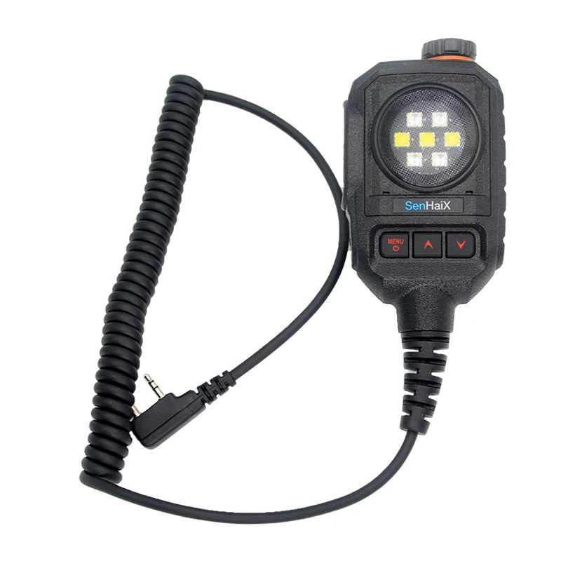 Плечевой микрофон для рации, подходит для Sennheix 8800 8600 Quansheng UV-K5 UV-K6, двусторонний радиомикрофон K-типа