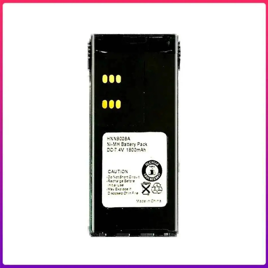 Motorola Moto GP140 GP240 GP280 GP640 HT750 HT1250 MTX8250 MTX950 uchun Walkie Talkie batareyasi HNN9009A 1800mAh
