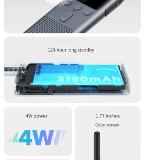 Eng yangi original Xiaomi 2S Walkie Talkie, Super Slim Walkie Talkie, Joylashuvni almashish, Uzoq kutish rejimi, Interferentsiyaga qarshi, Tez moslashish