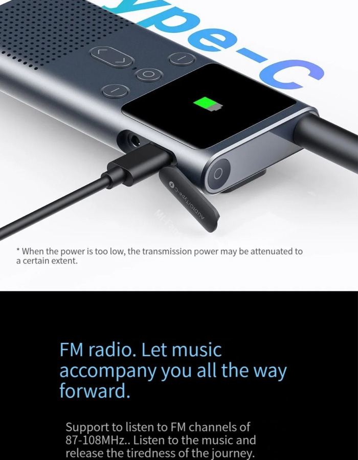 Eng yangi original Xiaomi 2S Walkie Talkie, Super Slim Walkie Talkie, Joylashuvni almashish, Uzoq kutish rejimi, Interferentsiyaga qarshi, Tez moslashish