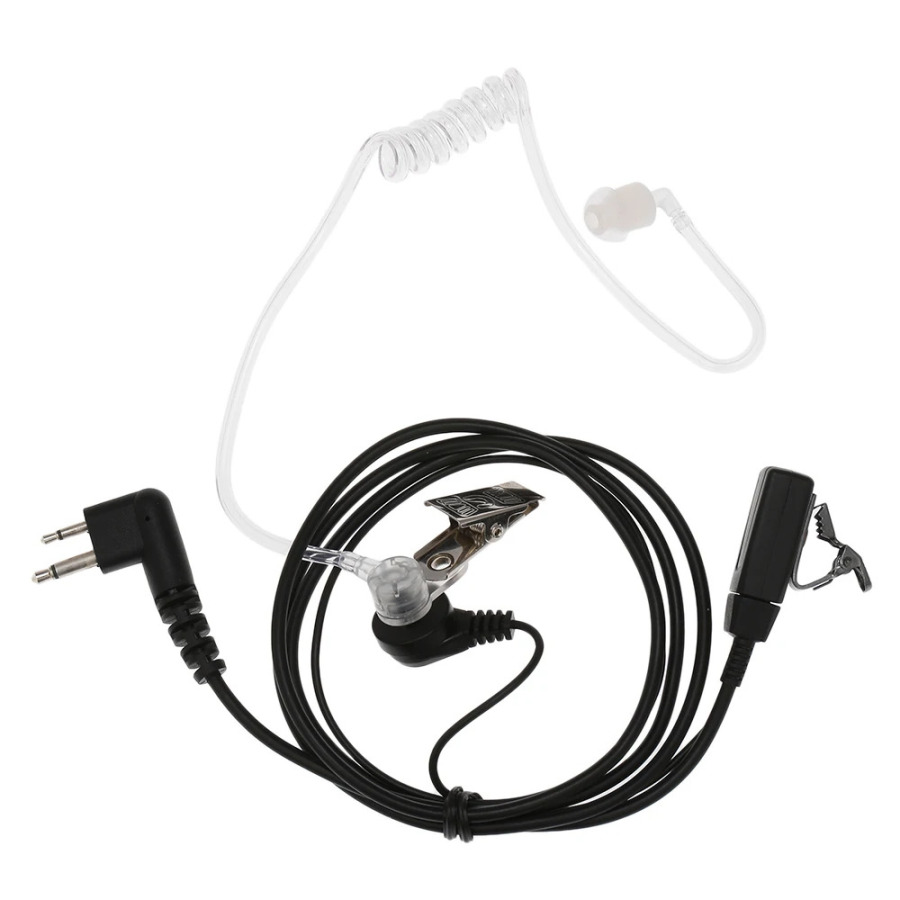 Walkie Talkie Heaphones 2-контактный скрытый акустический трубчатый наушник гарнитура с микрофоном PTT для Motorola двухсторонняя радиостанция Walkie Talkie M Plug