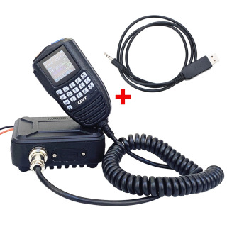 QYT KT-WP12 Walkie Talkie VHF UHF 70CM 2M 200Ch 25W Dual Band Mini Amateur Ham Mobile FM Radio VOX Scrambler Ручной микрофон Работа Синий