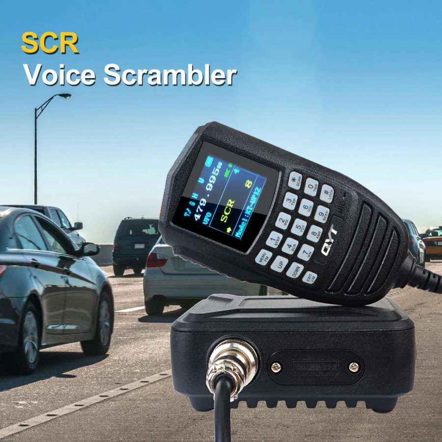 QYT KT-WP12 Walkie Talkie VHF UHF 70CM 2M 200Ch 25W Dual Band Mini Amateur Ham Mobile FM Radio VOX Scrambler Ручной микрофон Работа