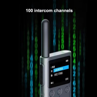 Xiaomi Walkie Talkie 2S 120 soat kutish vaqti, ikki tomonlama ish rejimi, 5 km aloqa diapazoni, 1,77 dyuymli rangli ekran, 4 Vt quvvat, tashqi makon uchun IP54 himoyasi, interkom funksiyasi