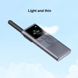 Xiaomi Walkie Talkie 2S 120 soat kutish vaqti, ikki tomonlama ish rejimi, 5 km aloqa diapazoni, 1,77 dyuymli rangli ekran, 4 Vt quvvat, tashqi makon uchun IP54 himoyasi, interkom funksiyasi
