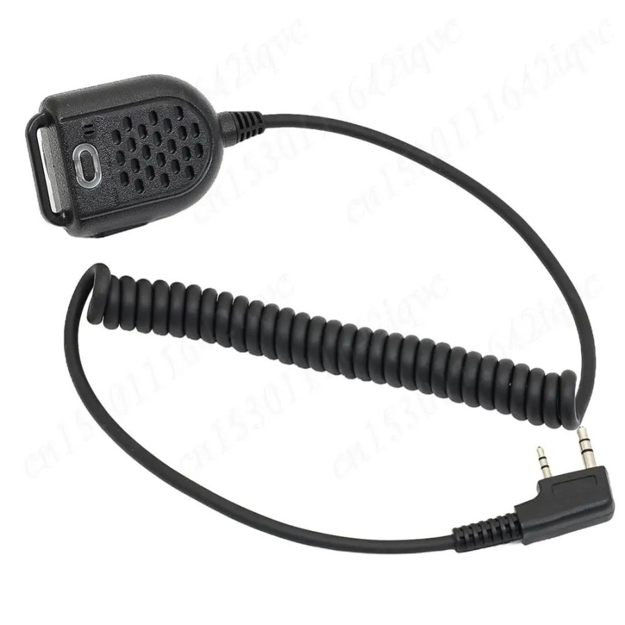 Walkie Talkie PTT LED yelkali dinamik mikrofon KENWOOD TK-3107 BAOFENG BF-888s UV-5R uchun qoʻlda ishlatiladigan Walkie Talkie mikrofoni qoʻl mikrofoni