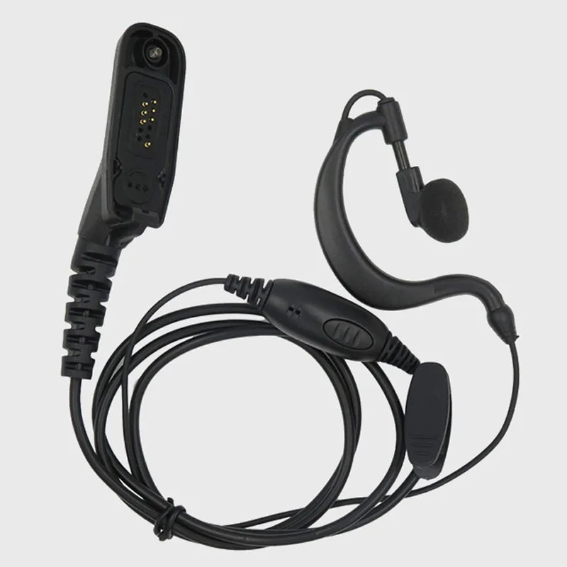 Motorola Xir P8668 APX6000 7000 2000 DP3400 DGP6150 XPR7550Walkie Talkie uchun mikrofonli eshitish vositasi