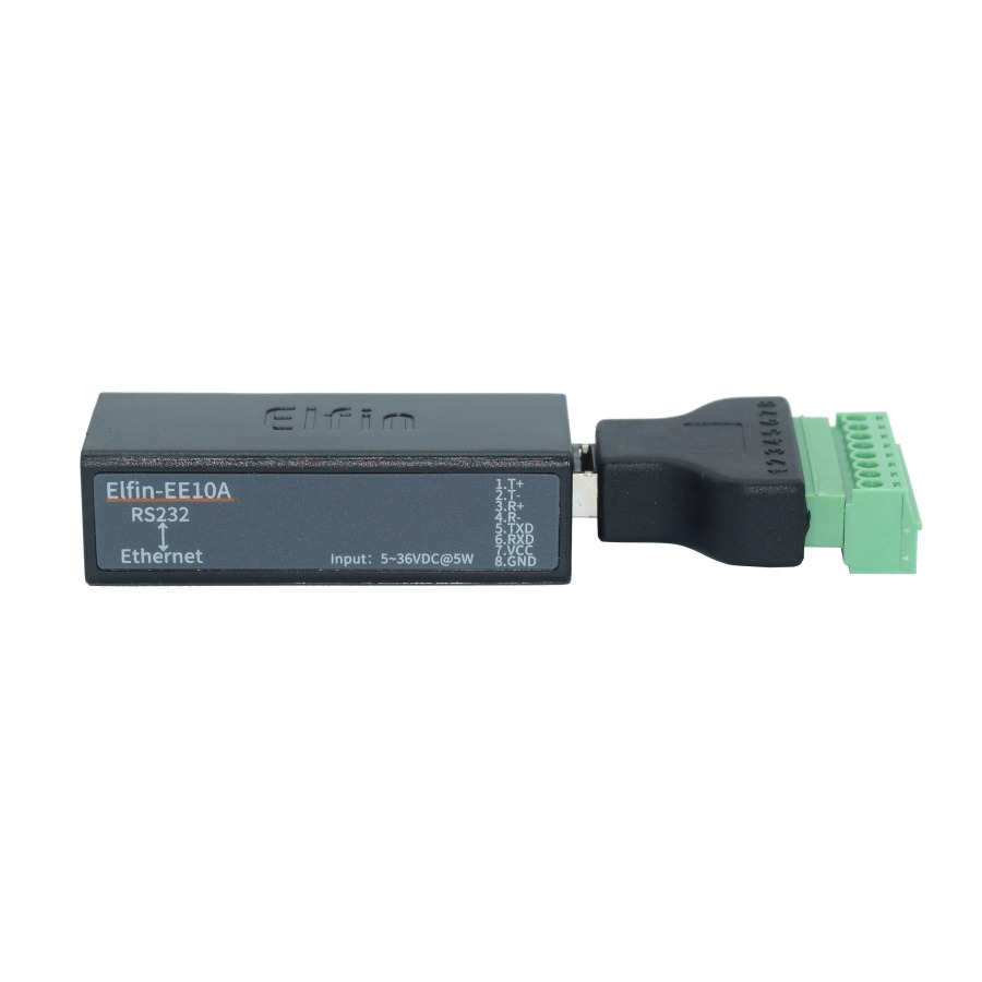 TCP/IP Telnet Modbus protokollarini qoʻllab-quvvatlaydigan server uchun EE10A RS232 seriyali port qurilmasi