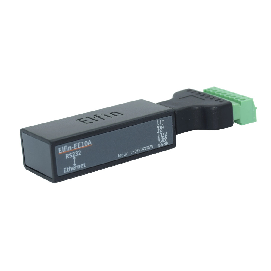TCP/IP Telnet Modbus protokollarini qoʻllab-quvvatlaydigan server uchun EE10A RS232 seriyali port qurilmasi