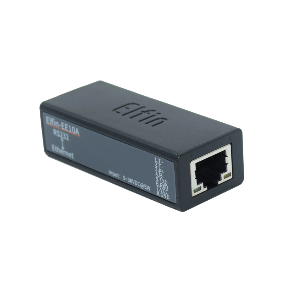 TCP/IP Telnet Modbus protokollarini qoʻllab-quvvatlaydigan server uchun EE10A RS232 seriyali port qurilmasi