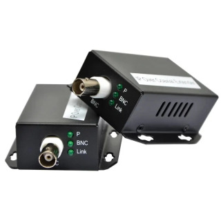 CCTV kameralari uchun Ethernet Over Coax (EoC) toʻplami Coax HD orqali 1 juft IP tarmoq kengaytirgichi Бежевый
