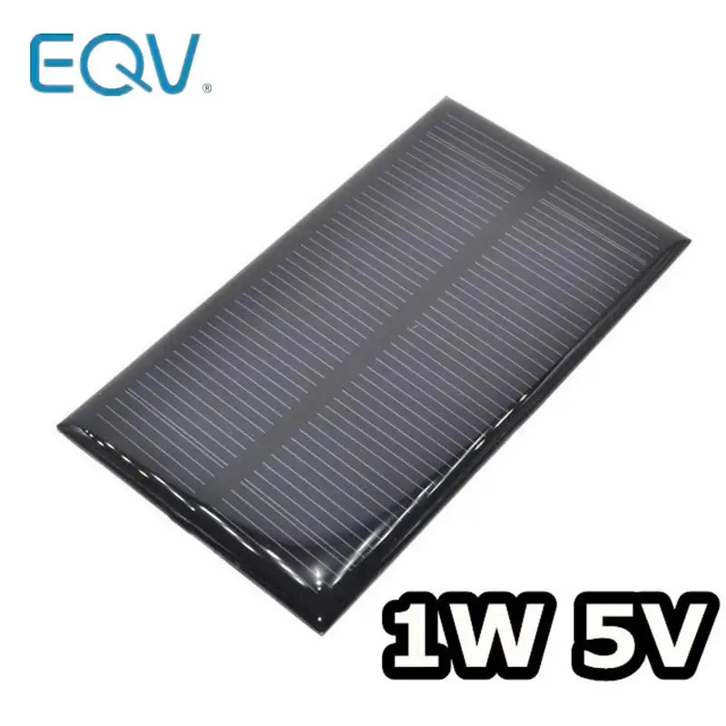 Smart Electronics quyosh paneli 1W 5V DIY elektron kichik quyosh paneli uyali telefonni zaryadlovchi yorugʻlik oʻyinchoqlari va boshqalar quyosh batareyasi
