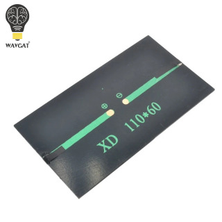 Smart Electronics Quyosh paneli 1W 5V elektron DIY kichik quyosh paneli uyali telefonni zaryadlovchi uy oʻyinchoq yorugʻlik quyosh batareyasi.