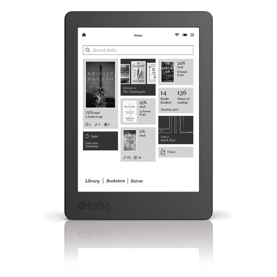 Электронная книга Kobo Aura Edition 2 книжный считыватель Carta e-ink 6 дюймов 1024x768 Свет 212 стр/мин WiFi 4G/16G/32G электронный книжный считыватель