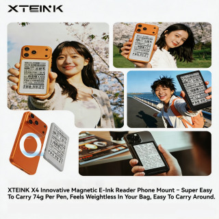 XTEINK X4 Portativ elektron oʻquvchi 4,3 dyuymli yengil magnitli ultra yupqa 220ppi 650mAh 16GB oʻqish