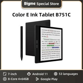 BIGME B751C 7 dyuymli elektron kitob oʻquvchi E-ink elektron kitob oʻquvchi portativ planshet elektron kitob oʻquvchi Android 11 Google Play-ni qoʻllab-quvvatlaydi