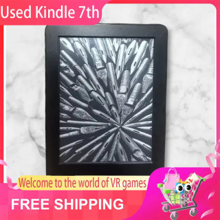 Б/у Kindle 7-й считыватель электронных книг 6-дюймовый экран E-Ink без подсветки с регистрацией учета, подключением через Wi-Fi и несколькими языками