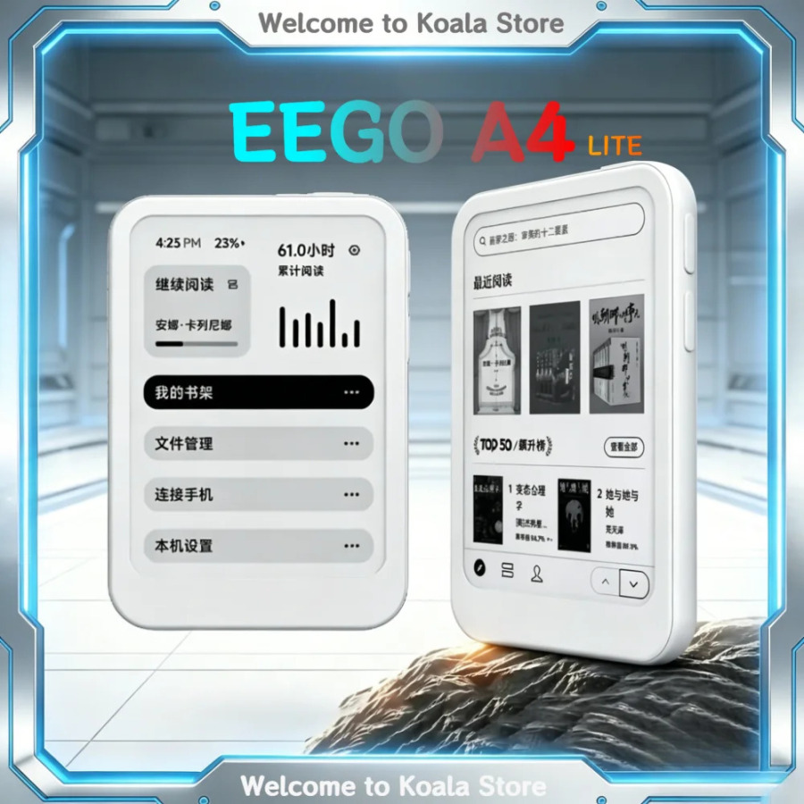 Электронная книга EEGO A4 с сенсорным экраном, магнитным креплением, подсветкой Android, 2000 мА, 238 PPI, портативный ридер, подарок