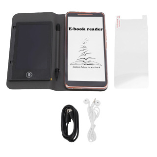 Электронная Книга Docooler С 5,7-дюймовым Экраном, Wi-Fi, Bluetooth, Функцией Воспроизведения Видео И Музыки черный