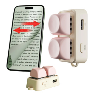 Portativ Bluetooth masofadan boshqarish pulti Mini elektron kitoblar uchun bepul sahifani aylantirish funksiyasi Free2/3 High Axis Version Ofisda foydalanish