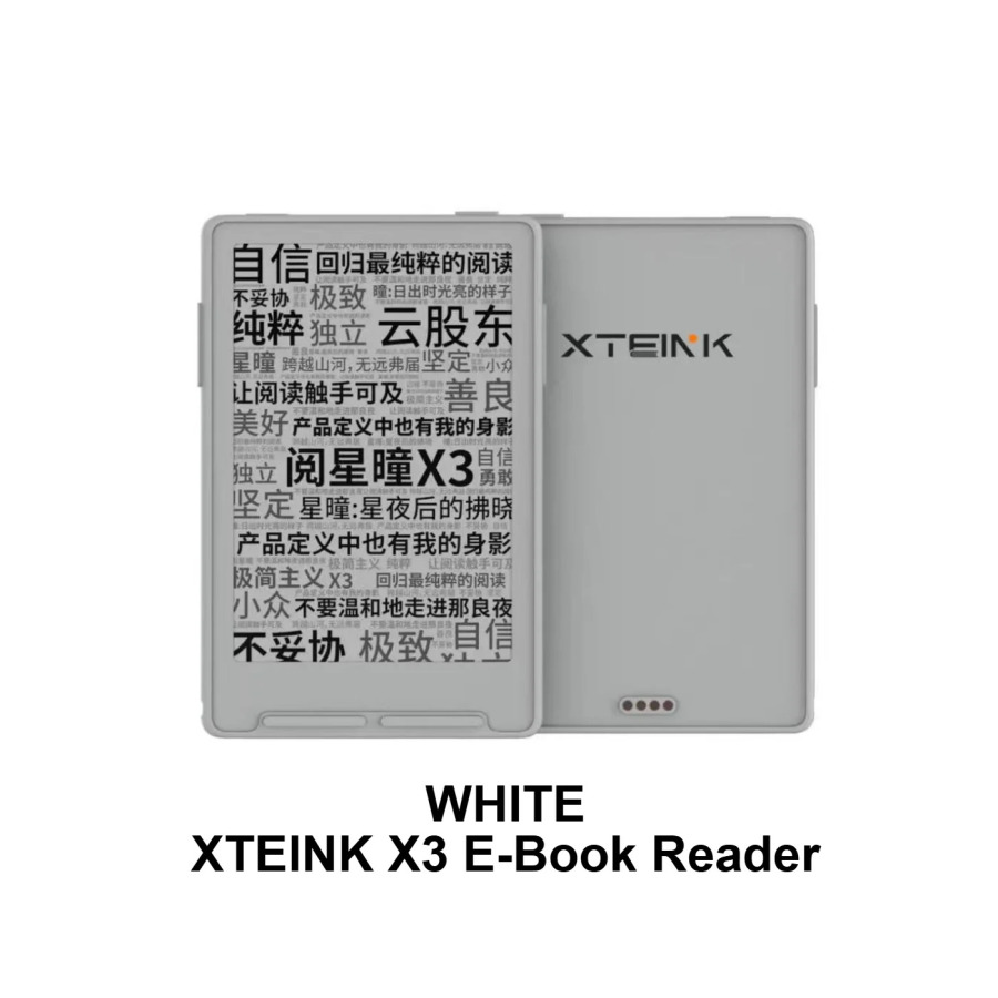 YANGI XTEINK X3 E-Reader 3,7 dyuymli elektron siyoh ekranli, magnitli, engil va nozik, 16 GB