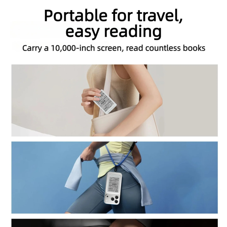 YANGI XTEINK X3 E-Reader 3,7 dyuymli elektron siyoh ekranli, magnitli, engil va nozik, 16 GB
