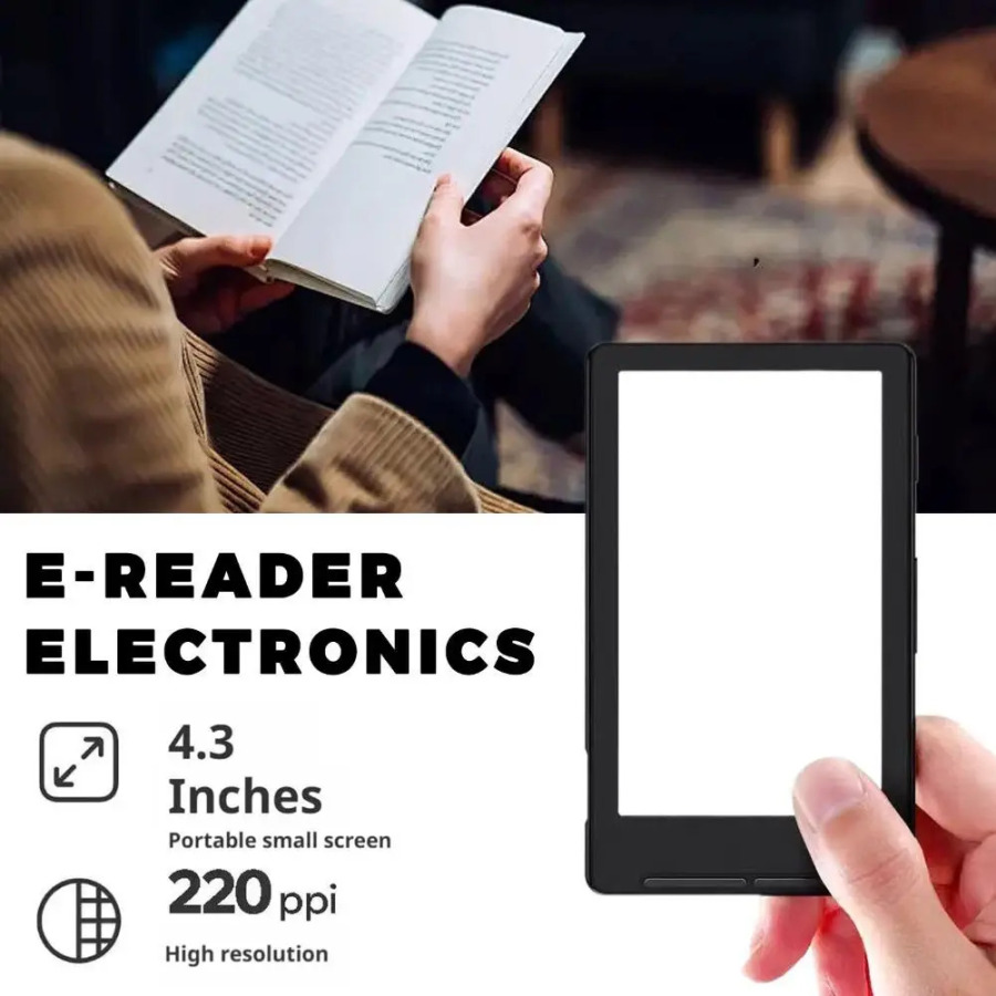 Электронная книга XTEINK X3/X4 Developer Edition с экраном E-Ink, магнитным креплением, легкая, 4,3 дюйма, 220ppi, ультратонкая, 650 мАч, 16 ГБ