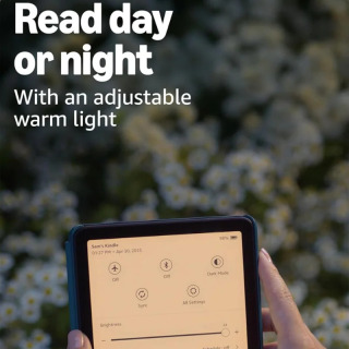 Электронная книга Kindle Paperwhite 12-го поколения 2024 года, 7 дюймов, 300 PPI, водонепроницаемость IPX8, двухцветная подсветка, 16 ГБ/32 ГБ, Wi-Fi
