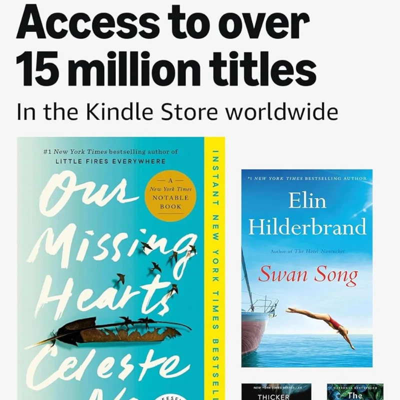 Электронная книга Kindle Paperwhite 12-го поколения 2024 года, 7 дюймов, 300 PPI, водонепроницаемость IPX8, двухцветная подсветка, 16 ГБ/32 ГБ, Wi-Fi