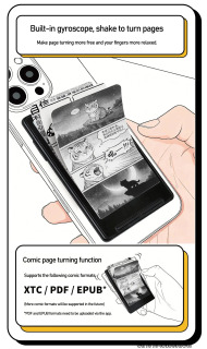 XTEINK X3 E-Ink Magnit ekranli E-Reader Yengil 3,7
