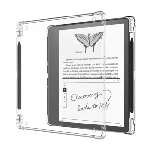 Kindle Scribe 2-avlod 2024 uchun qalam uyasi bilan yangi 10,2 dyuymli zarbaga chidamli himoya elektron oʻquvchi qutisi TPU havo yostigʻi himoya sumkasi Красный