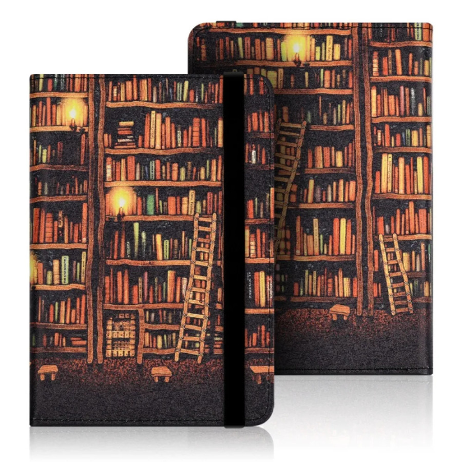 Чехол для электронной книги с подставкой для рук, 6 дюймов, из искусственной кожи, универсальный защитный чехол для Paperwhite 1/2/3/4, Boox/Kobo/Kindle 10/11/12-го поколения, 2024