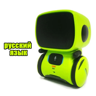 Интерактивная Развивающая Радиоуправляемая Игрушка-робот С Голосовым И Сенсорным Управлением, Русская ГЛУБОКИЙ СИНИЙ
