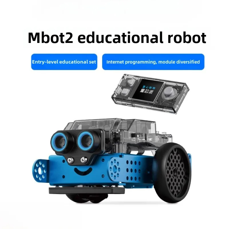 Makeblock MBot2 dasturlash roboti bolalar uchun sunʻiy intellekt bugʻli oʻquv oʻyinchoqlari Bolalar mahsulotlari yangi boshlanuvchilar uchun sovgʻalar
