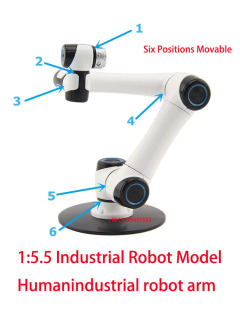6 eksa qoʻl robot modeli 1: 5 sanoat robot modeli inson sanoat robot modeli qoʻshma robot qoʻl sovgʻa oʻqitish modeli