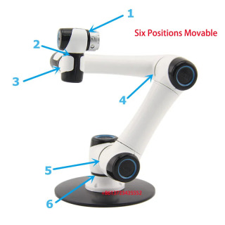 6 eksa qoʻl robot modeli 1: 5 sanoat robot modeli inson sanoat robot modeli qoʻshma robot qoʻl sovgʻa oʻqitish modeli Золотой