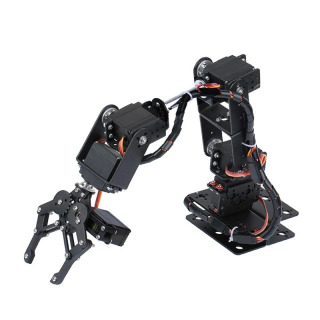 6DOF Robotik qoʻlni yigʻish toʻplami, Arduino uchun DIY dasturlashtiriladigan robot qoʻl, Raspberry Pi, UNO/ESP32, ochiq manba va qoʻllanma.