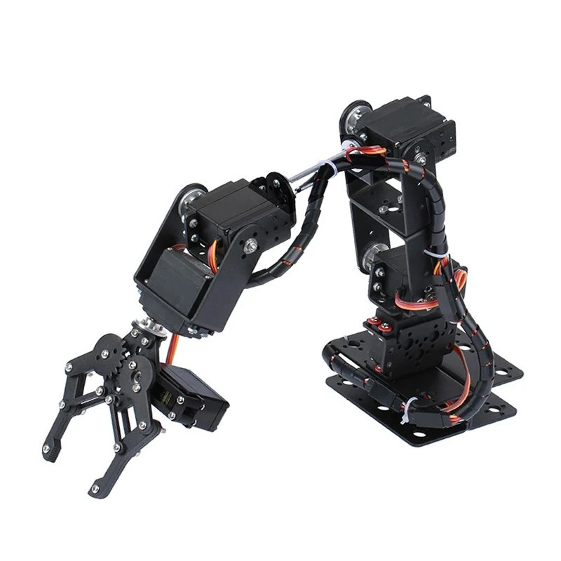 6DOF Robotik qoʻlni yigʻish toʻplami, Arduino uchun DIY dasturlashtiriladigan robot qoʻl, Raspberry Pi, UNO/ESP32, ochiq manba va qoʻllanma.
