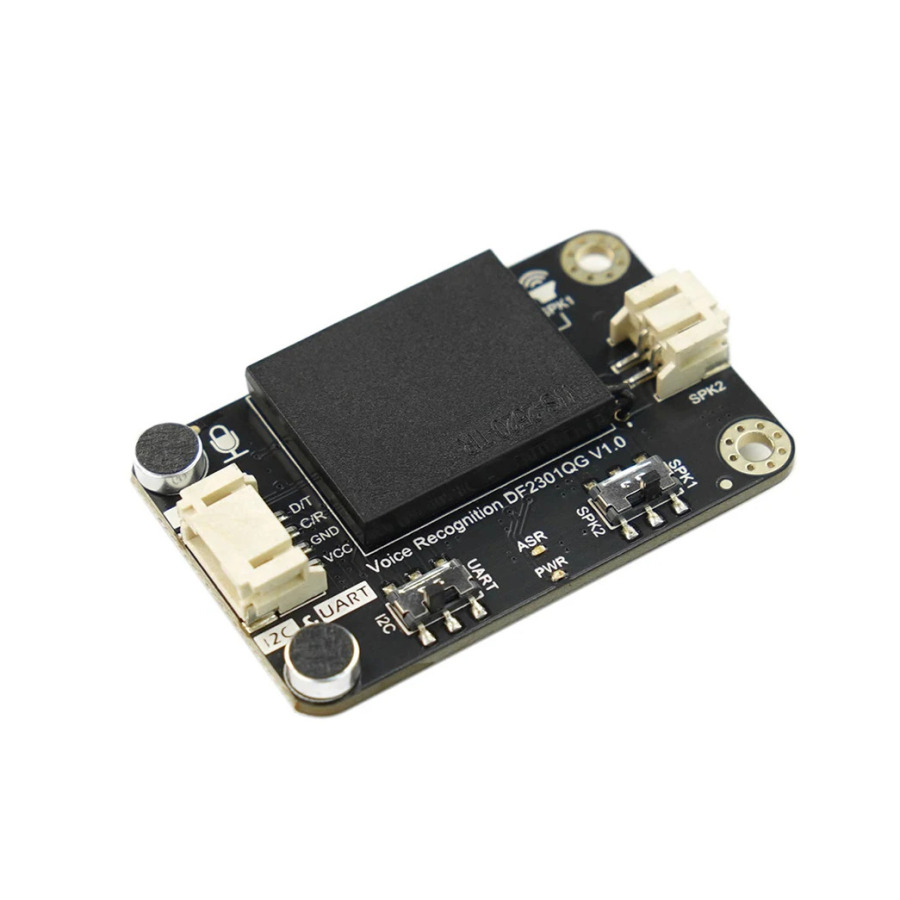 DFRobot Gravity Offline Language Self Learning Датчик распознавания голоса для micro:bit Arduino Raspberry Pi Python ESP32 I2C UART